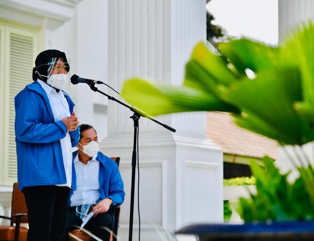 Tri Rismaharini (Risma) saat perkenalan calon menteri (Biro Pers Setpres)