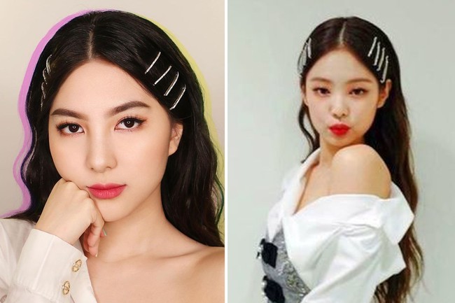 Divienna juga pernah re-create tampilan Jennie Blackpink selama promosi lagu solo. Ia pun menata rambut dengan banyak jepitan yang menjadi salah satu ciri khas Jennie kala itu. Simpel tapi menawan, gaya makeup ini cocok diaplikasikan untuk hangout atau ngedate. Foto: Instagram/YouTube Devienna