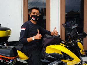 Pria Cimahi Pergi Haji Pakai Motor, Rutenya Lewat Mana?