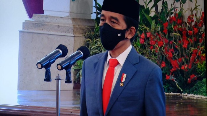 Jokowi lantik 6 menteri dan 5 wamen di Istana Negara (Foto: Andhika/detikcom)