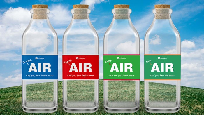 Jual udara di botol