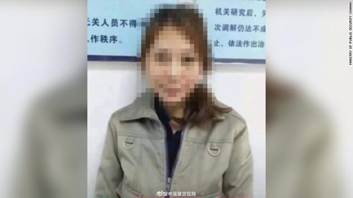 Lao Rongzhi appeared in court after 20 years on the run. (Ministry of Public Security China via CNN)