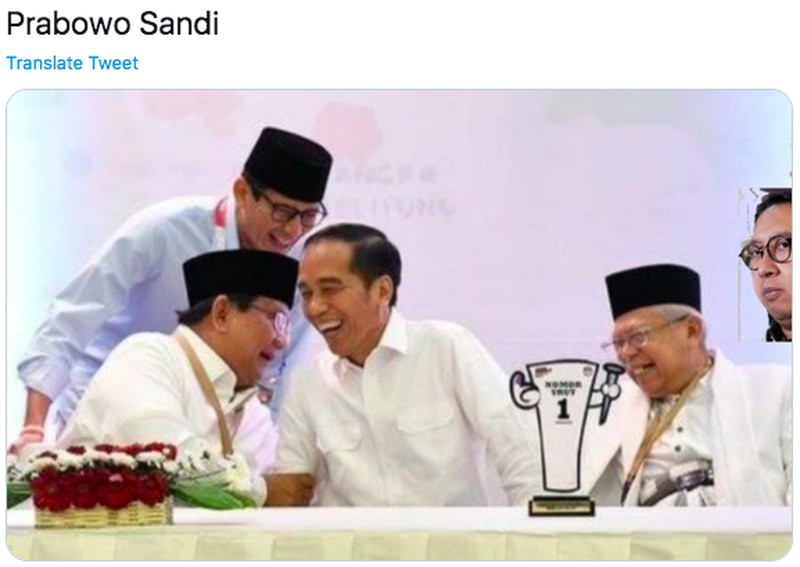Meme Happy Ending Jokowi - Prabowo