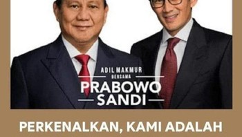 Prabowo-Sandi kini lengkap bersatu dengan Jokowi di dalam pemerintahan (Twitter)