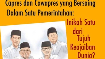 Denny JA juga ikut bikin meme, kata dia ini adalah keajaiban dunia (Twitter)