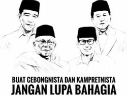 Viral Meme Happy Ending Jokowi-Maruf dan Prabowo-Sandi