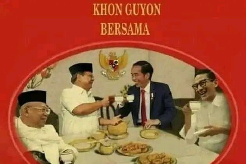 Meme Happy Ending Jokowi - Prabowo