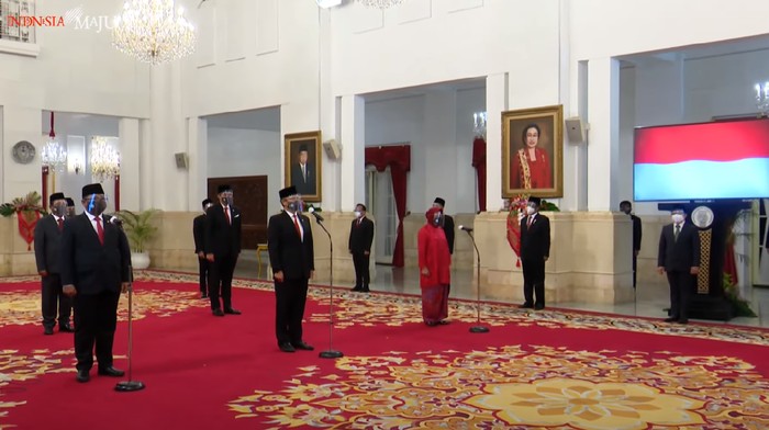 Momen Pelantikan Menteri dan Wakil Menteri Baru