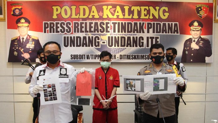 Polda Kalteng merlis kasus ujaran kebencian.