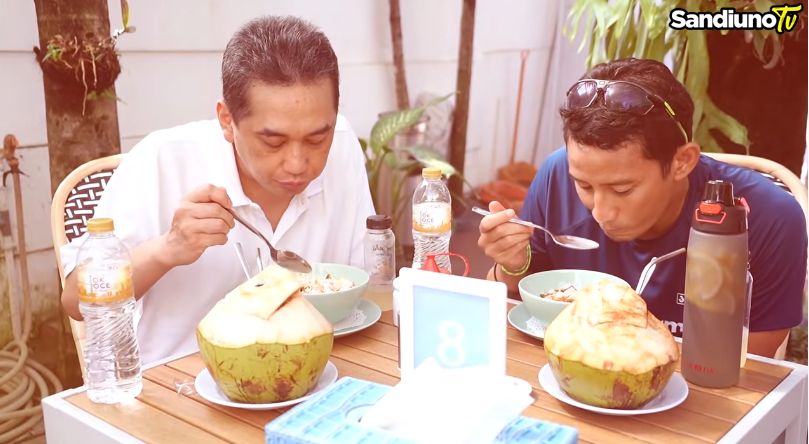 Sandiaga Uno Menparekraf Baru Saat Kulineran