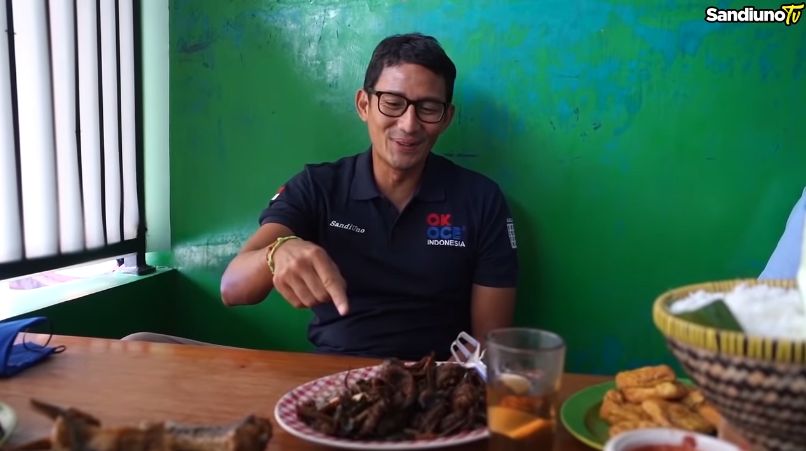 Sandiaga Uno Menparekraf Baru Saat Kulineran