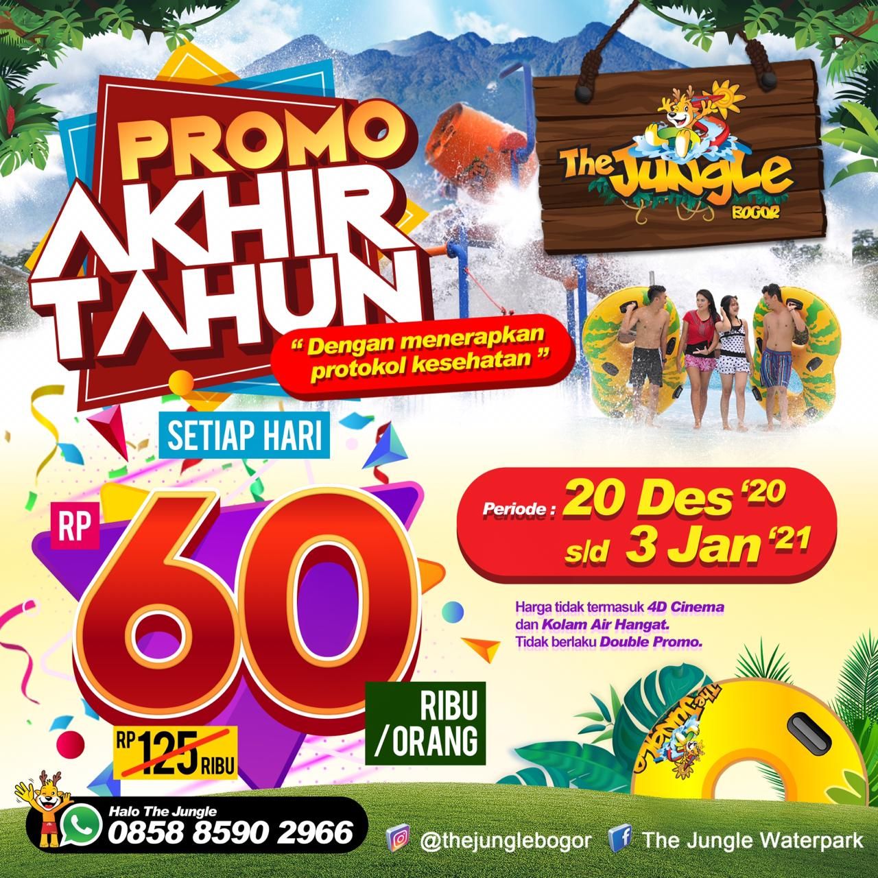 Taman rekreasi air di Bogor.