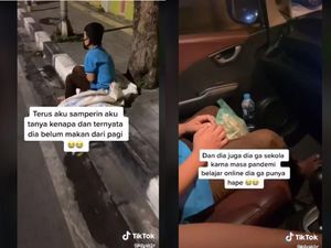 Keren! 5 Kisah Orang yang Hobi Traktir Makan Bocah Pemulung