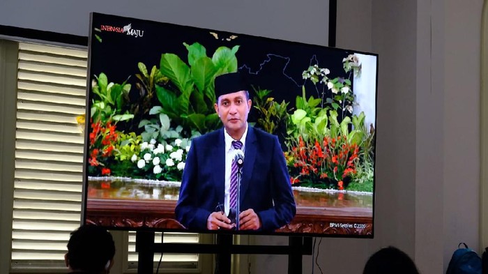 Wamenkumham Eddy Hiariej (Foto: Andhika/detikcom)