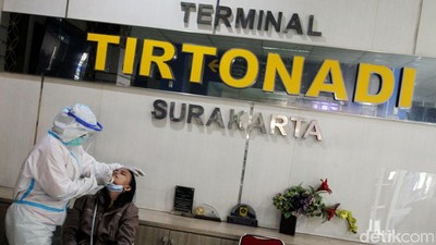 Ada Layanan Tes Antigen Gratis di Terminal Tirtonadi Solo