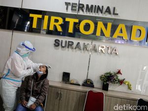 Ada Layanan Tes Antigen Gratis di Terminal Tirtonadi Solo