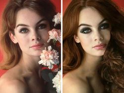 Begini Jadinya Kalau Makeup Foto Jadul Diubah Modern