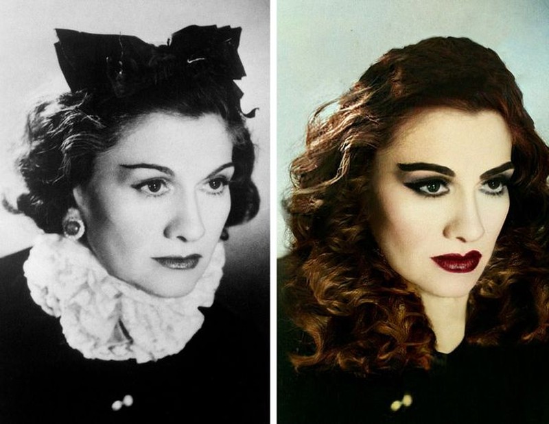 fotoinet Dengan Photshop Begini Wajah Makeup Jaman Dulu Diubah Modern
