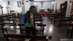 Gereja di Yogyakarta Terapkan Prokes Saat Gelar Misa Natal Tatap Muka