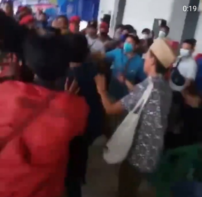 Keributan di musda KNPI Kota Bekasi (Tangkapan layar)
