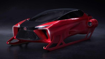 Konsep Mobil Mewah Lexus Jadi Kereta Sinterklas
