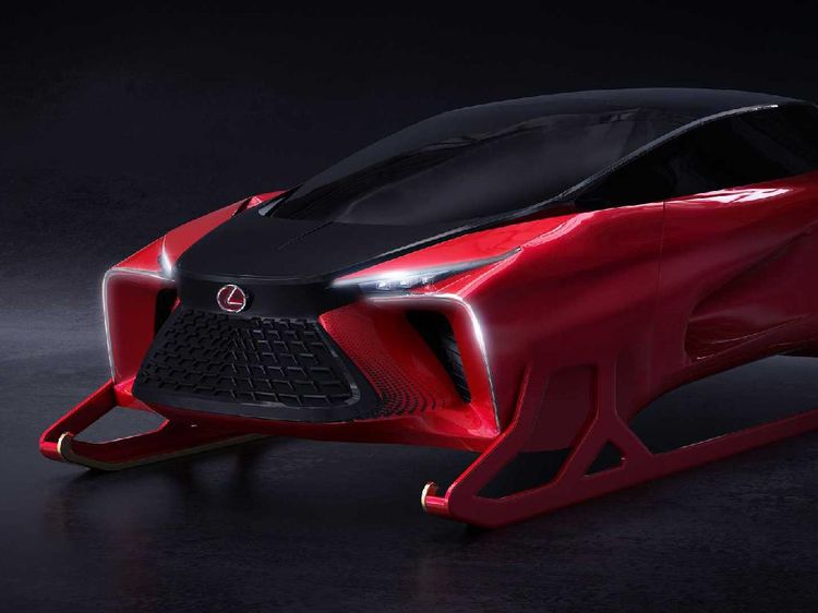 Konsep Mobil Mewah Lexus Jadi Kereta Sinterklas