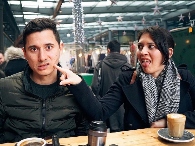 Lucunya Gaya Nino Fernandez dan Hannah Al Rasyid saat Ngopi Bareng