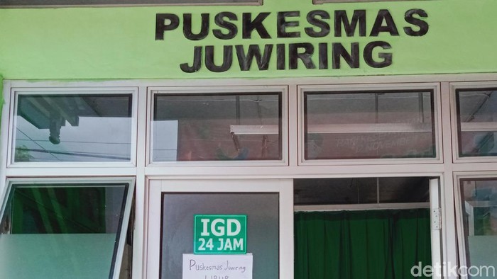 Puskesmas Juwiring, Kabupaten Klaten, ditutup sementara selama lima hari, Kamis (24/12/2020).