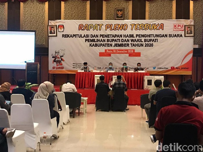 rekapitulasi pilkada jember
