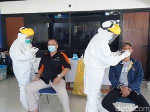 Libur Nataru, Sopir Bus Terminal Baranangsiang Jalani Rapid Antigen