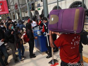 75.000 Penumpang ke Luar Jakarta dengan Kereta