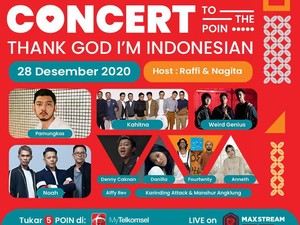 Akhir Tahun Makin Seru dengan Concert To The POIN dari Telkomsel