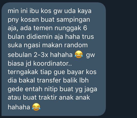Tak Bayar Sewa 6 Bulan, Ibu Kos Ini Malah Rutin Traktir Makan Anak Kos
