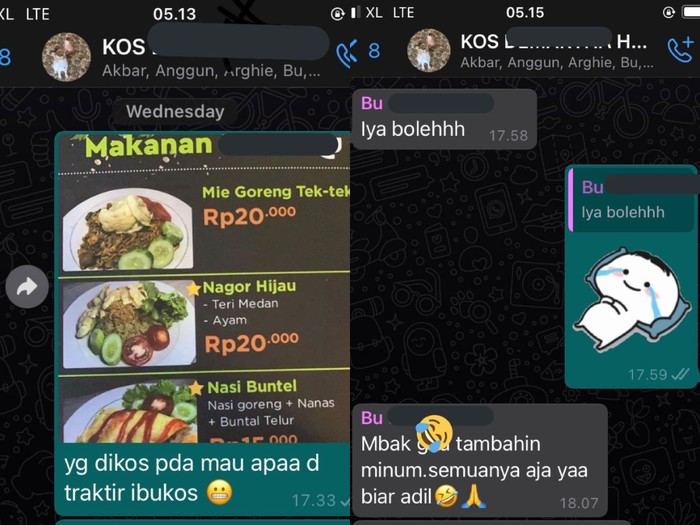 Ibu kos suka traktir makanan Tak Bayar Sewa 6 Bulan, Ibu Kos Ini Malah Rutin Traktir Makan Anak Kos