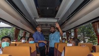 Tak terkecuali dengan layanan transportasi massal berbasis bus, juga terus berinovasi dengan mengusung beragam teknologi, guna memberikan keamanan dan kenyamanan dalam menyesuaikan dengan kebiasan baru pandemi COVID-19. Salah satunya Perusahaan Otobus SAN Putera Sejahtera (PO SAN) yang meluncurkan delapan unit bus mewah berbasis mesian Scania K4101B-6x2, yang dilengkapi dengan Air Conditioner Intelligent Air Purification and Disinfaction System.