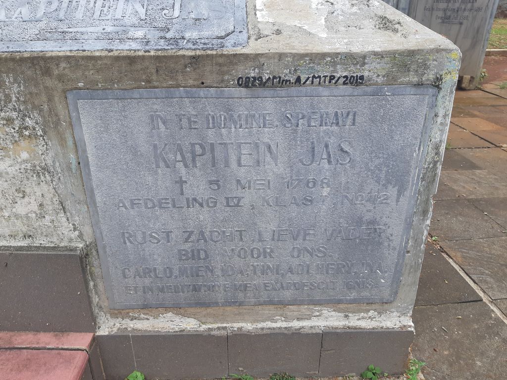 Makam Kapten Jas di Museum Prasasti. (Danu Damarjati/detikcom)