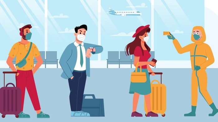 Protokol kesehatan di bandara