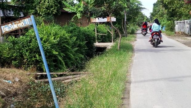 Suasana di Desa Kolam lokasi misteri Sukmo Ilang (Datuk Haris-detikcom)