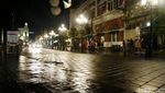 Suasana Kota Lama Semarang saat Libur Nataru