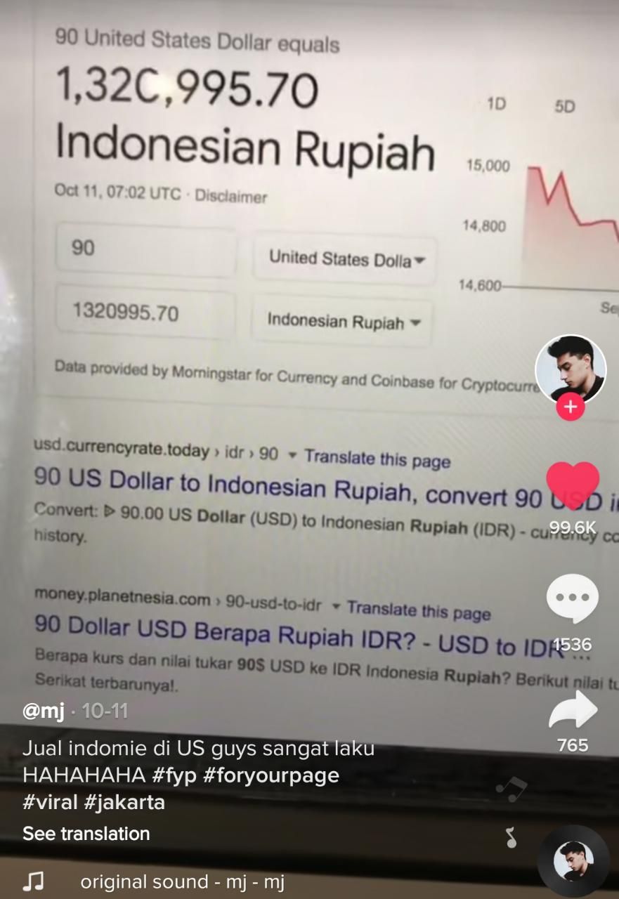 Untung Banyak! Netizen Jual Indomie di Amerika Rp 1,2 Juta