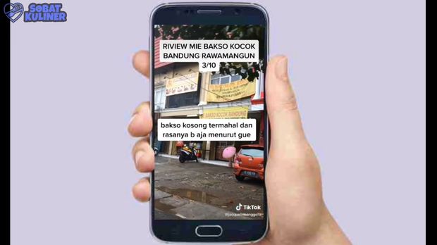 Warung Mie Bakso Sepi karena Ulah TikToker, Food Vlogger Buktikan Rasanya Enak
