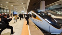 Kereta cepat ini akan mengurangi waktu tempuh dari 14 jam menjadi sekitar tiga jam. Foto: Dok. Xinhua/Feng Kaihua