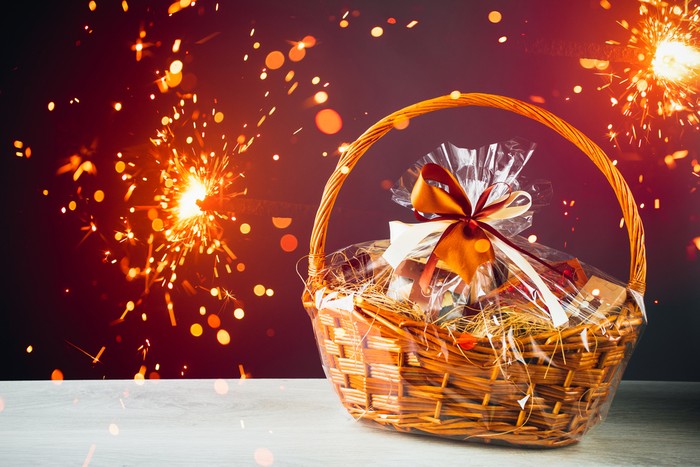 Hampers natal dan tahun baru