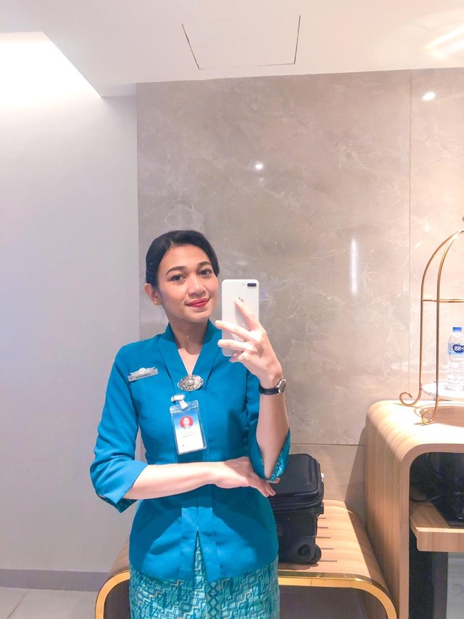 Sebelum pandemi Corona, Josephine Wulandari aktif bekerja sebagai pramugari. Namun kini dia harus menelan pil pahit karena terkena pemutusan hubungan kerja (PHK). Foto: Dok. pribadi Jojo