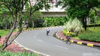 Jalanan terpantau lengang di Masa libur natal dan tahun baru.