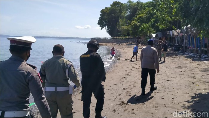 Suasana pantai di Mandalika, Lombok, Sabtu (26/12/2020).