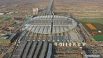 Megah! Stasiun Kereta Terbesar di China Baru Kelar Dibangun