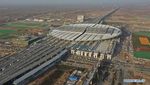 Megah! Stasiun Kereta Terbesar di China Baru Kelar Dibangun