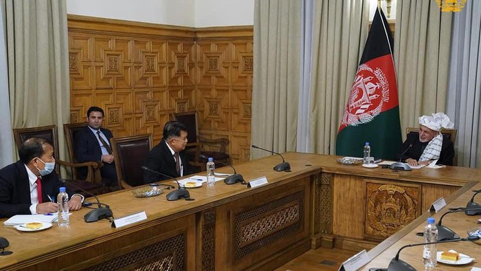 Pertemuan JK dan Presiden Afghanistan di Kabul, Kamis (24/12/2020)