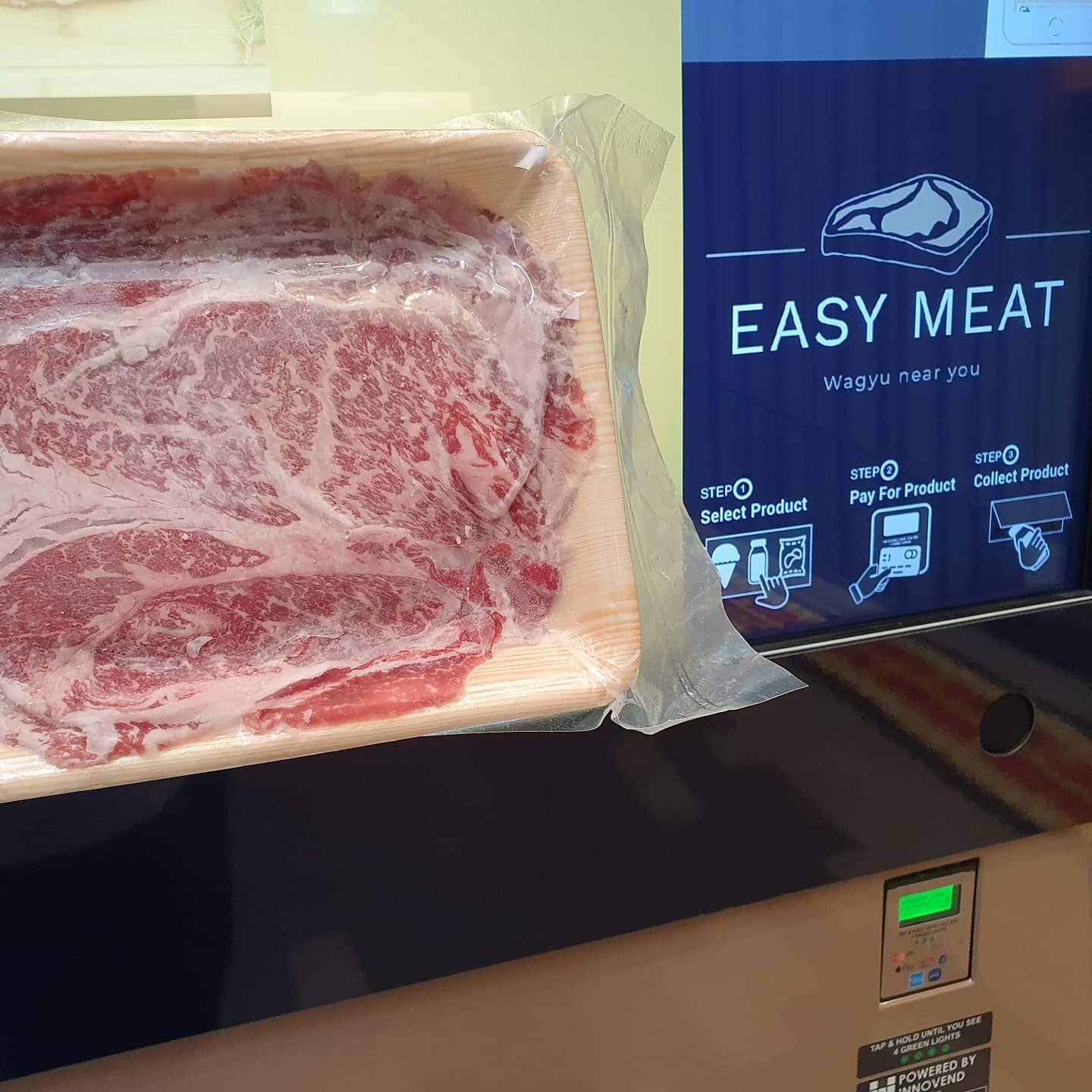Vending Machine Sultan! Jual Wagyu Rp 1,3 Juta per Kilogram